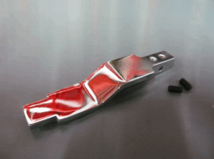 Chromhebel für Klimasteuergerät – Bild 1