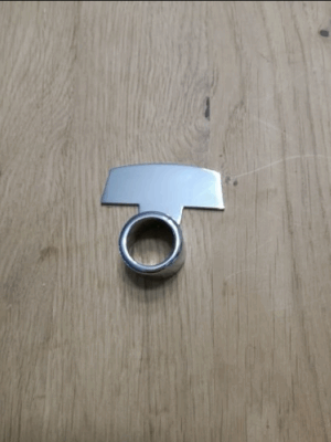 Handle for rear lid lock Ø 19 mm - Image 1