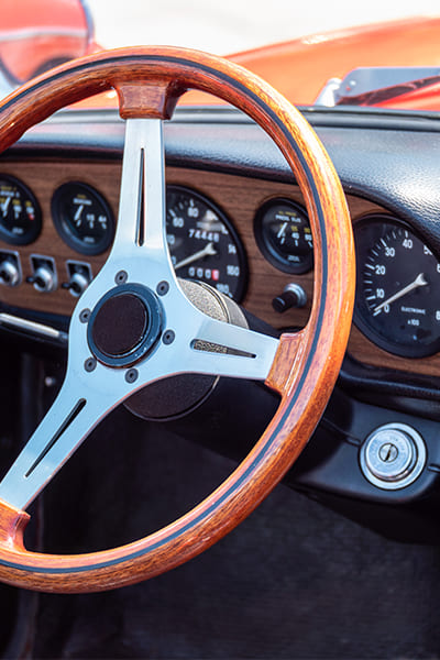 Oldtimer Holzlenkrad